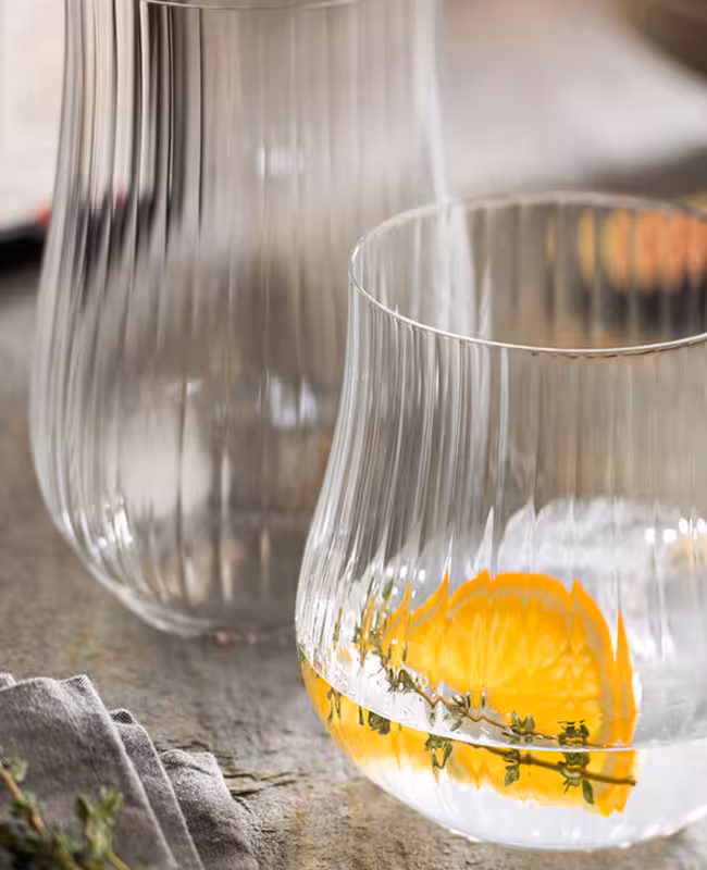 لیوان و نیم لیوان کریستال اصل چک  BOHEMIA Tulipa