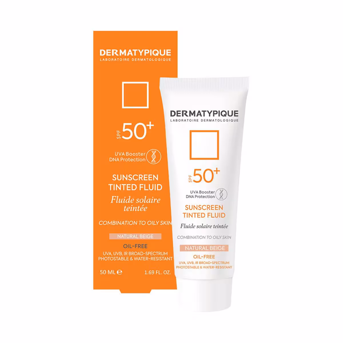 ضد آفتاب رنگی بژ طبیعی فلویید SPF50 درماتیپیک-Dermatypique