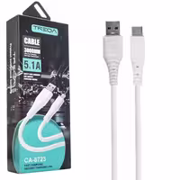 کابل شارژ تایپ سی TREQA مدل CA-8723 طول 3 متر | فست شارژ و انتقال داده با بدنه مقاوم