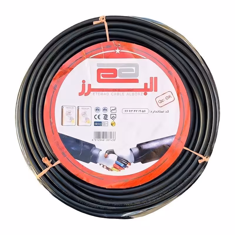 کابل برق 4 در 1.5 اعتماد کابل البرز مدل ETM4151 تمام مس