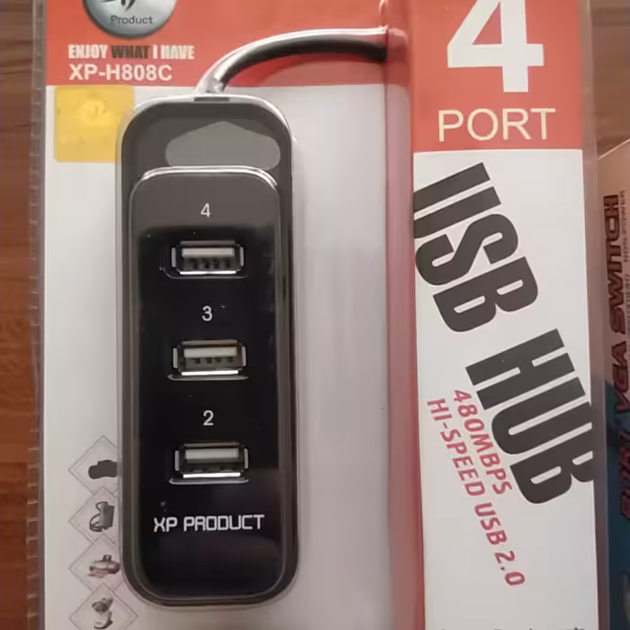 هاب USB  ایکس پی 4 پورت  H808