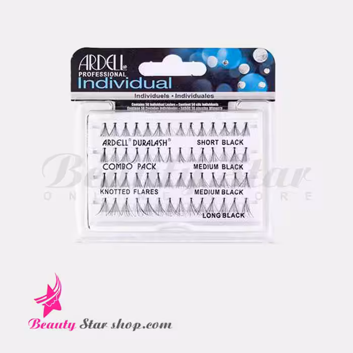 مژه ریسه ای (10 ریسه ای) مو طبیعی تیک سایز 12 میل