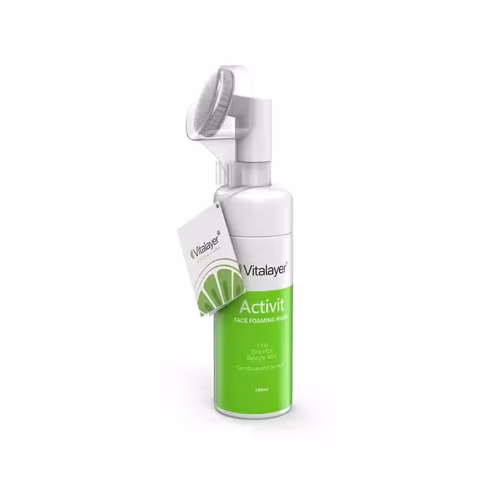 فوم شستشوی صورت اکتی ویت ویتالیر 150 میلی لیتر | Vitalayer Activit Face Foaming Wash