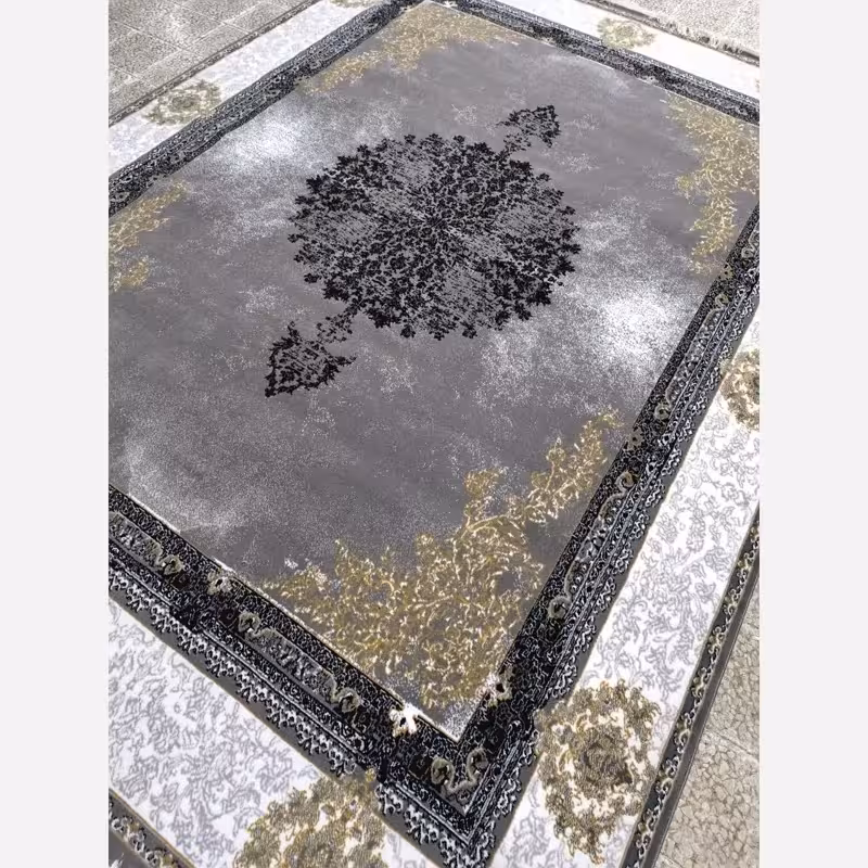 فرش ماشینی کاشان 440شانه نخ بی سی اف سبک وزن طرح آرازدودی9متری(باارسال رایگان)