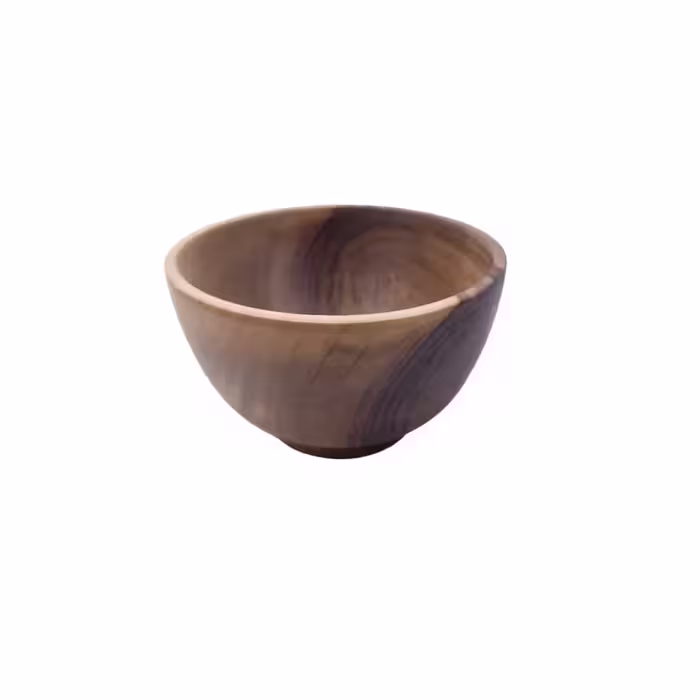 پیاله چوبی گردو بزرگ کد WD5863