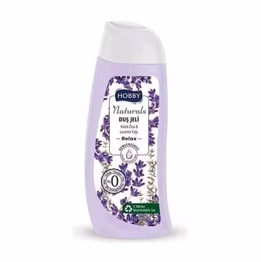 شامپو بدن هوبی Hobby مدل Naturals حاوی عصاره آویشن و روغن اسطوخودوس حجم 500 میل