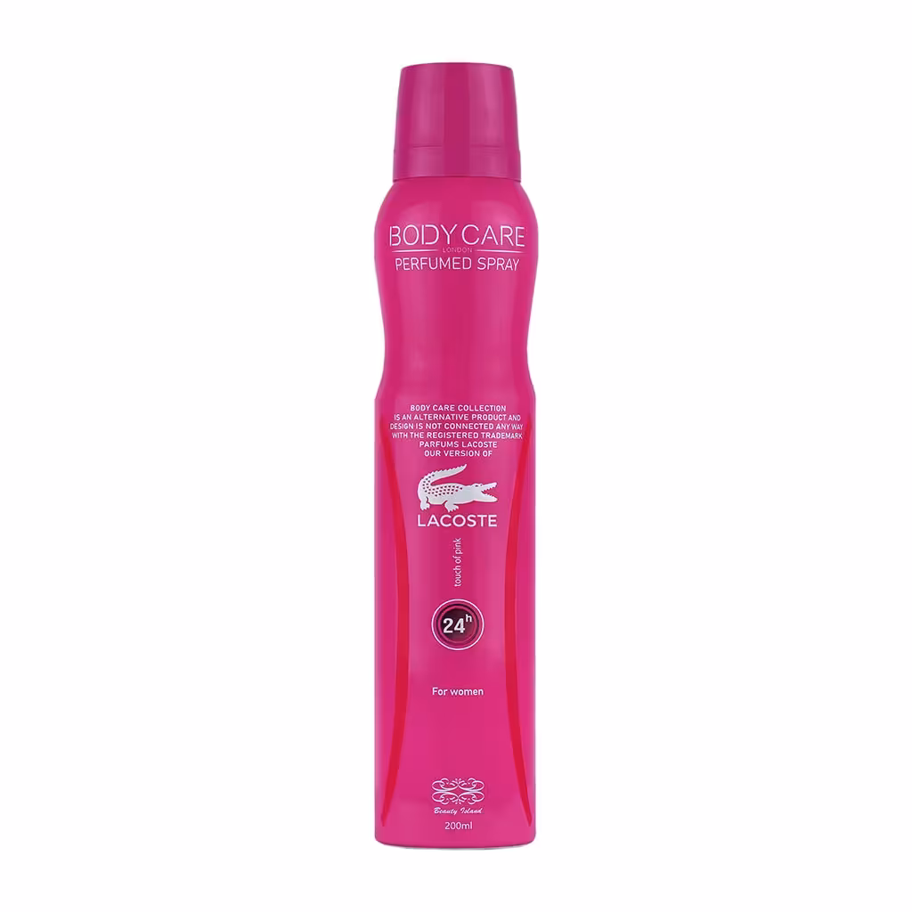 اسپری بدن زنانه لاگوست بادی کر  200میلی لیتر | Body Care Lacoste Touch Of Pink Perfumed Spray For Women
