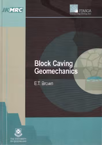 خرید و دانلود نسخه کامل کتاب block caving geomechanics