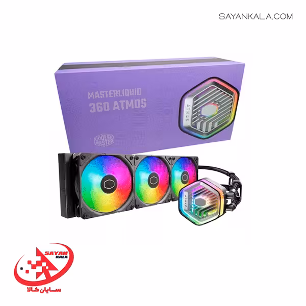 خنک کننده پردازنده مایع کولر مستر مدل CPU COOLER LIQUID COOLER MASTER ATMOS 360