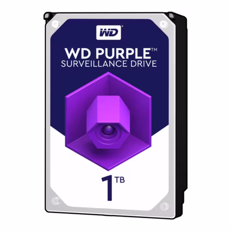 هارددیسک اینترنال وسترن دیجیتال مدل Purple WD10EJRX ظرفیت 1 ترابایت | کالا مکس
