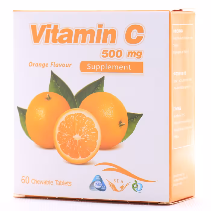 قرص جویدنی ویتامین سی 500 سیمرغ دارو - دارونت