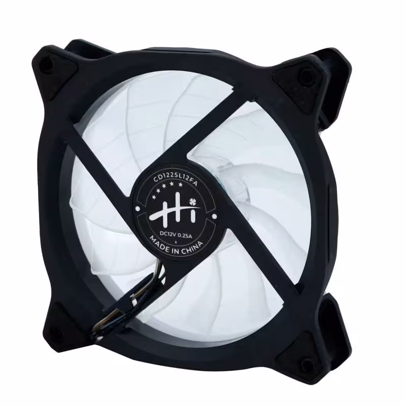 فن 12*12 سانتی متری RGB بینگجو مدل BJ120 برای بدنه کیسBingju BJ120 RGB 12×12cm Fan
