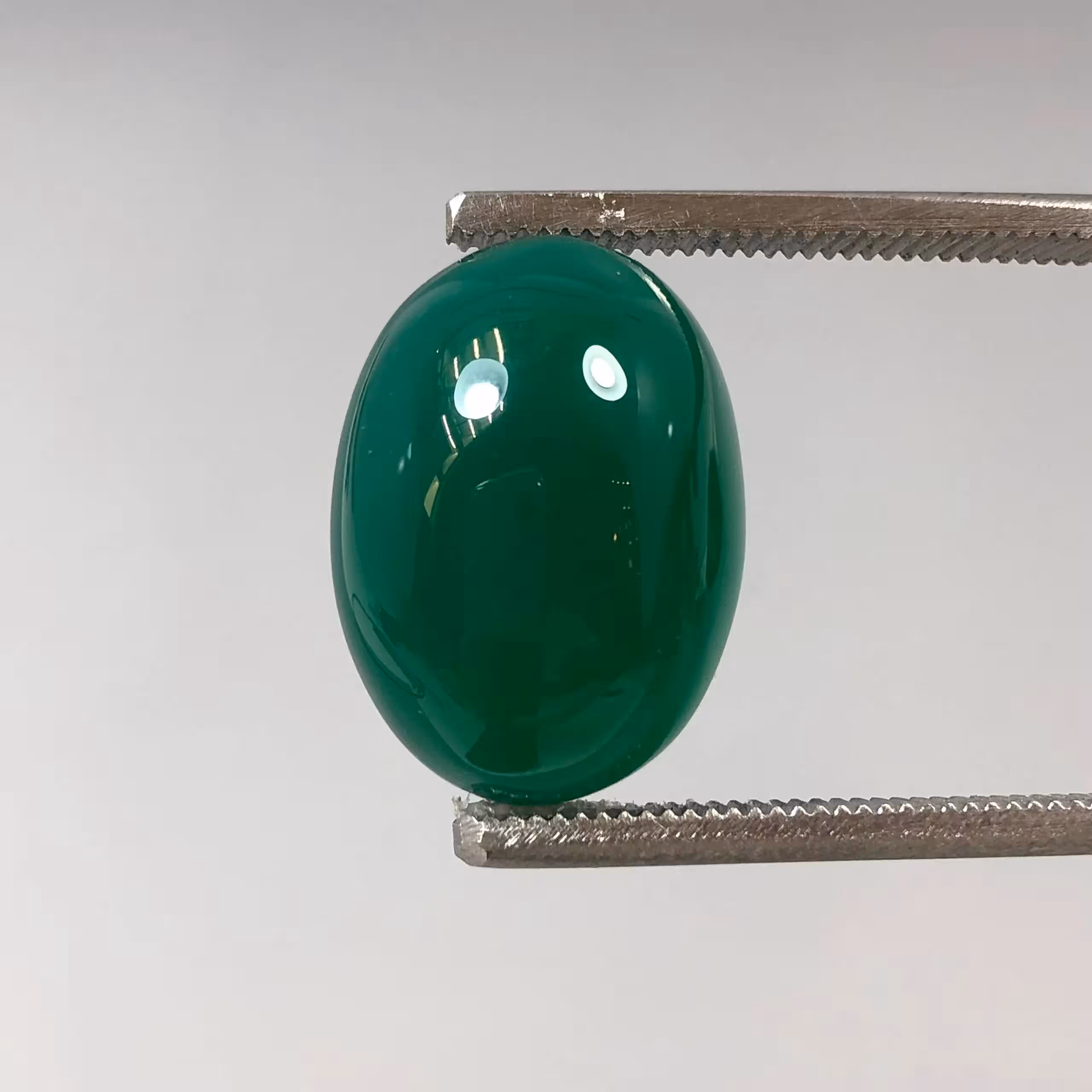 نگین عقیق اصل سبز رنگ شده 251172