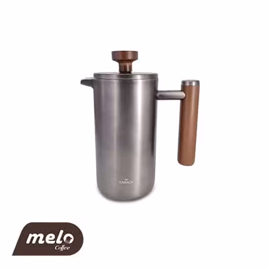 فرنچ پرس کاراجا مدل wood black (350 میلی لیتر)