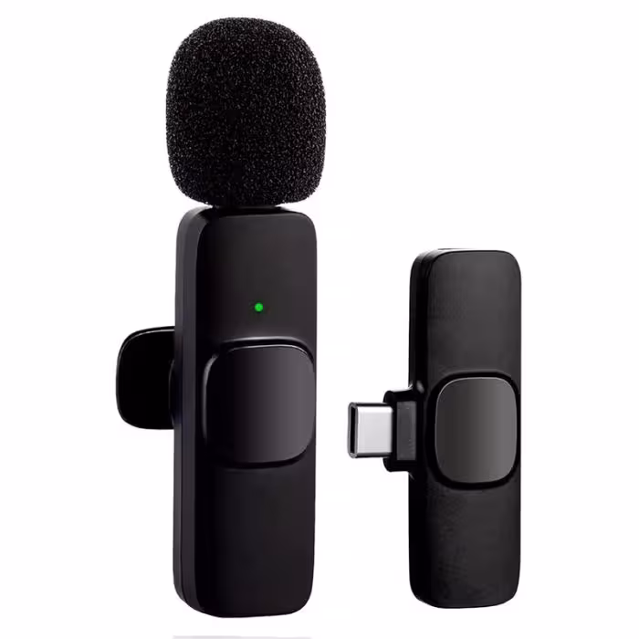 میکروفن یقه ای بی سیم مدل K9 wireless microphone