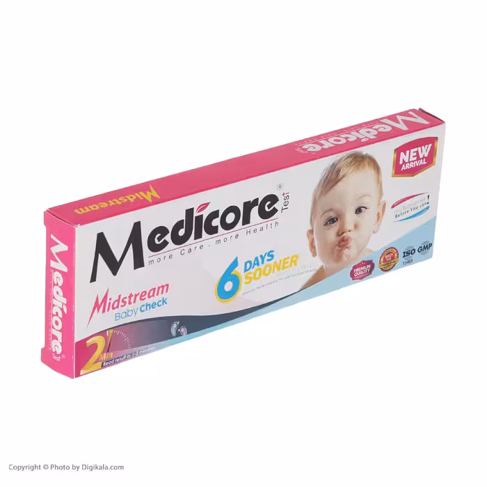 تست بارداری مدیکور مدل میداِستریم خودکاری 