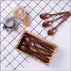 قاشق غذاخوری مدل wood3 بسته 4 عددی