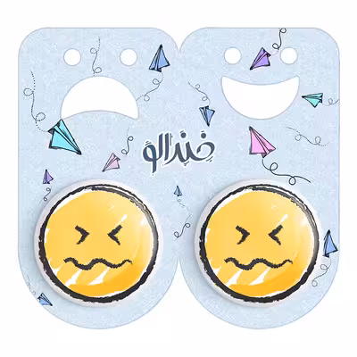 پیکسل خندالو مدل ایموجی کد 5374 به همراه مگنت