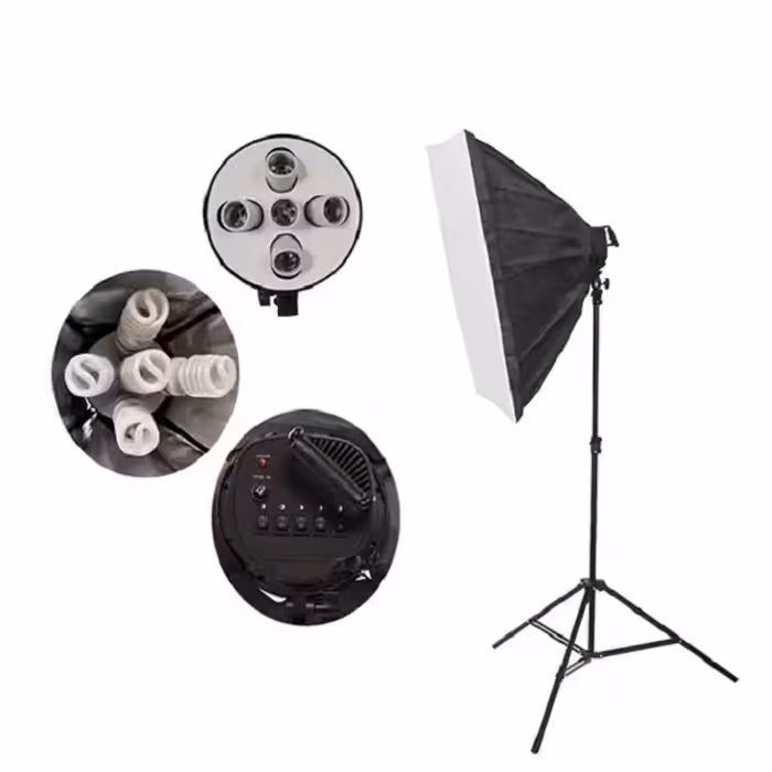 نور ثابت مدل CLK11 مجموعه 3 عددی به همراه فون عکاسی