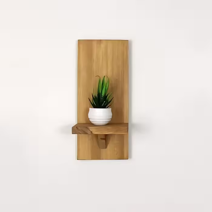 شلف دیواری مدل چوبی W32