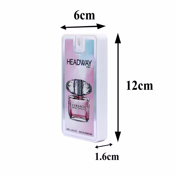 عطر جیبی زنانه هدوی مدل لانکوم لاویه است بل و ورساچه برایت کریستال حجم 45 میلی لیتر مجموعه 2 عددی