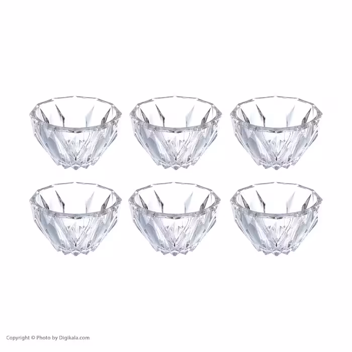 پیاله ماست خوری ساکورا مدل مودنا کد SK18622202W بسته 6 عددی 