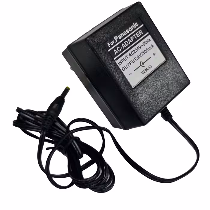 آداپتور 9 ولت 500 میلی آمپر مدل M-43 مناسب برای تلفن پاناسونیک