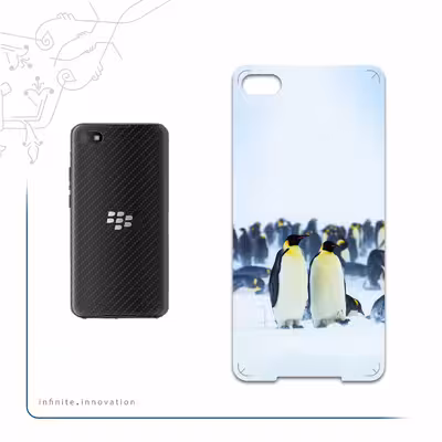 برچسب پوششی ماهوت مدل Penguin مناسب برای گوشی موبایل بلک بری Z30