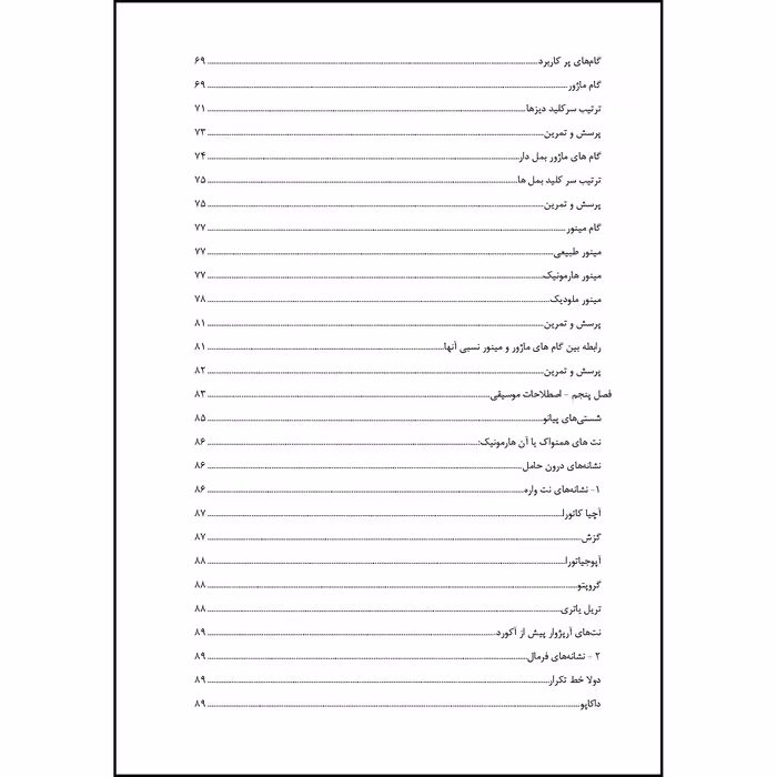 کتاب دانستنی های مفید تئوری موسیقی اثر مهناز معماری انتشارات ارسطو