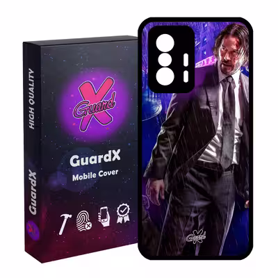کاور گارد ایکس طرح John Wick مدل Glass10124 مناسب برای گوشی موبایل شیائومی 11T Pro / 11T
