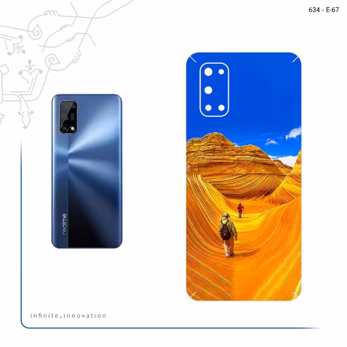 برچسب پوششی ماهوت مدل Amazing Rocks مناسب برای گوشی موبایل ریلمی 7 5G