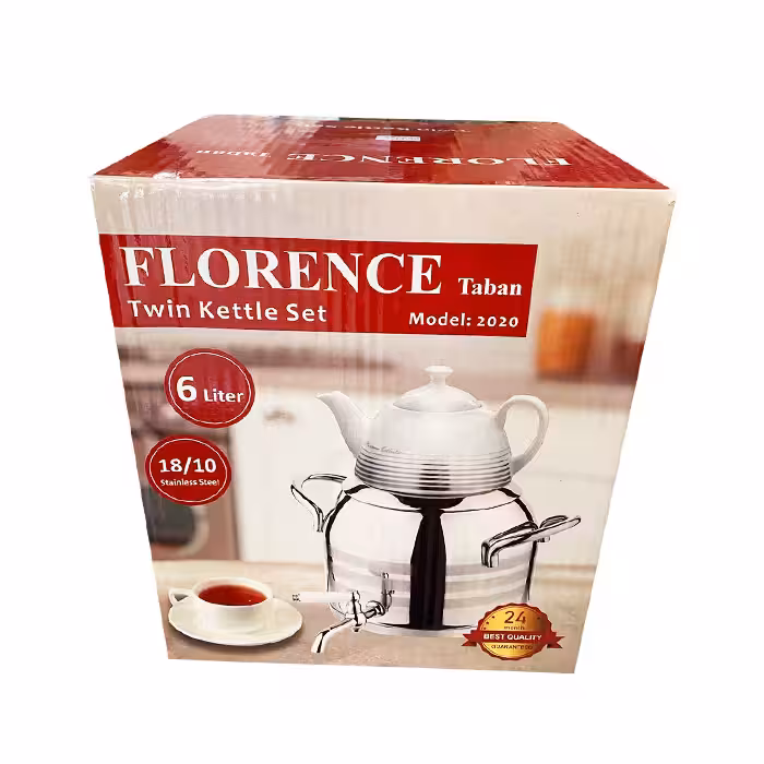 ست کتری و قوری فلورانس مدل 6L-2020 گنجایش 6 لیتر