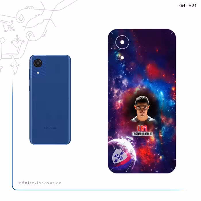 برچسب پوششی ماهوت مدل Cristiano Ronaldo 1 مناسب برای گوشی موبایل سامسونگ Galaxy A03 Core