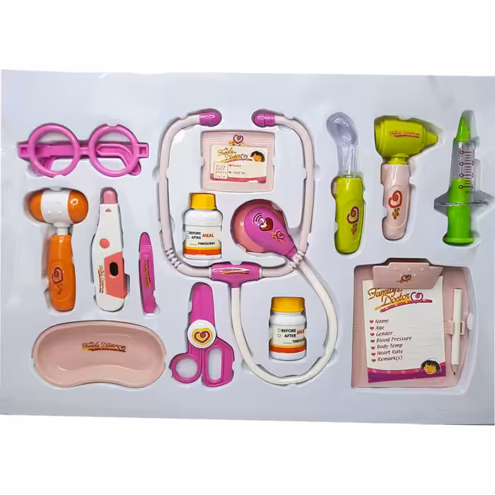 ست اسباب بازی تجهیزات پزشکی کد 9916 مجموعه 14 عددی
