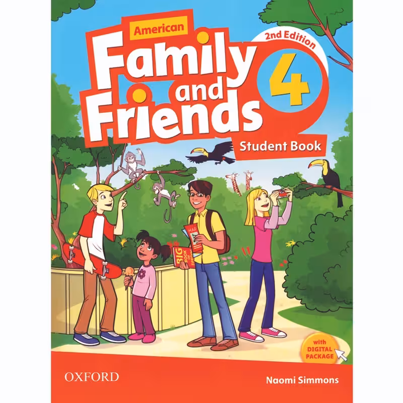 کتاب American Family And Friends 4 اثر Naomi Simmons انتشارات Oxford