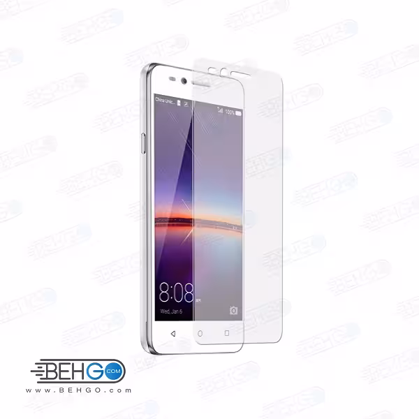 گلس y3 2016 بی رنگ و شفاف هواوی وای 3 دو یا ,y3 دو محافظ صفحه نمایش شیشه ای Glass Screen Protector huawei y3-2