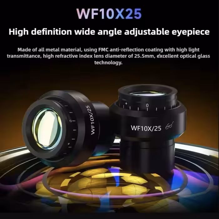 لنز ارتقا زوم و کیفیت دید SUNSHINE WF10X/25