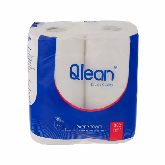 دستمال حوله ای 4 لایه کیولین بسته 2 عددی