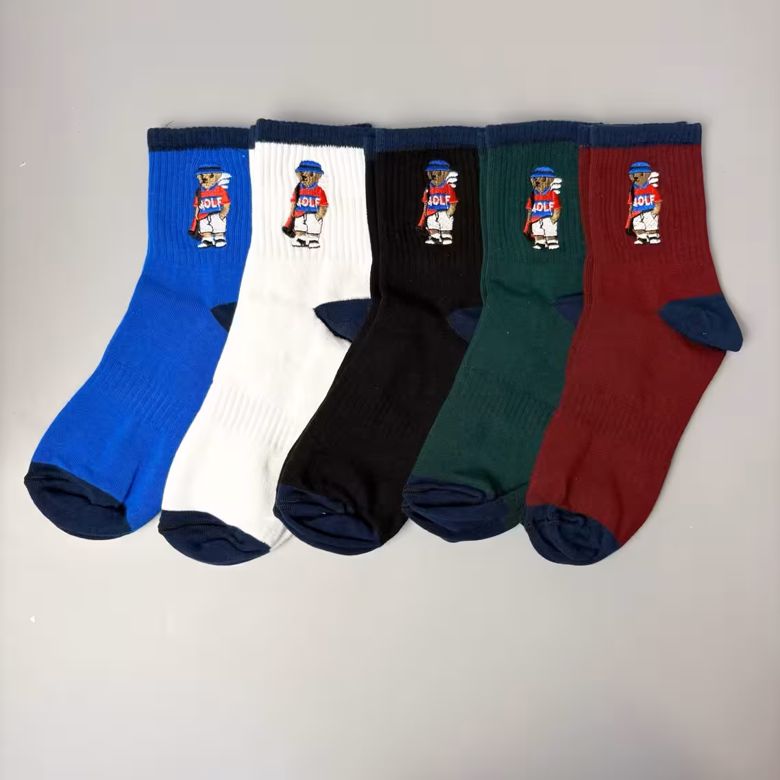 جوراب ساقدار دومینو نوشته دار سری تدی Golf