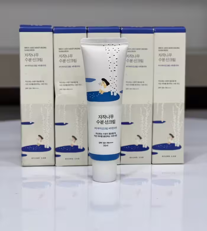 کرم ضد آفتاب مرطوب کننده راندلب Round Lab مدل birch juice حجم 50 میل