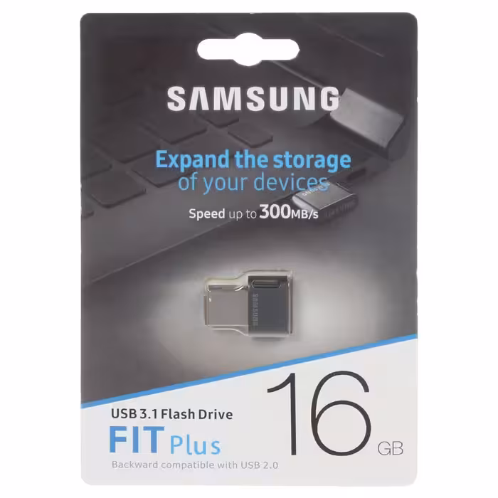 فلش مموری سامسونگ مدل Fit Plus USB3.1 ظرفیت 16 گیگابایت