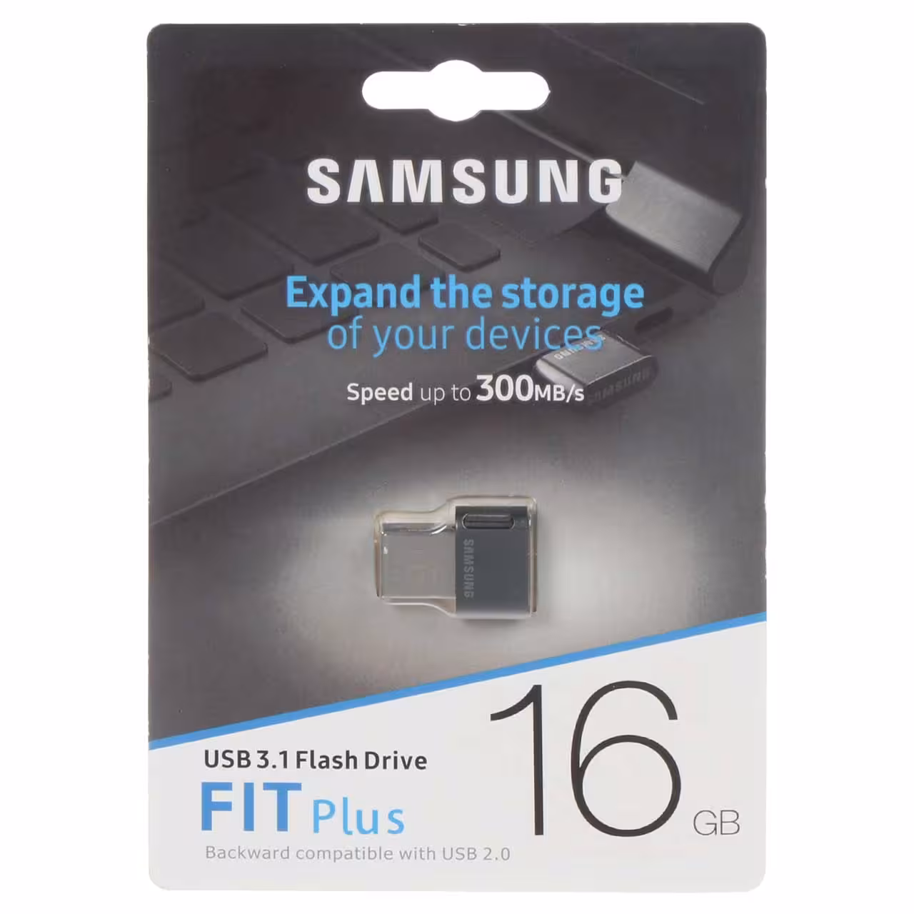فلش مموری سامسونگ مدل Fit Plus USB3.1 ظرفیت 16 گیگابایت