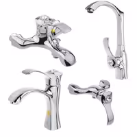 ست شیرالات شیبه مدل تابان کروم (ارسال رایگان)