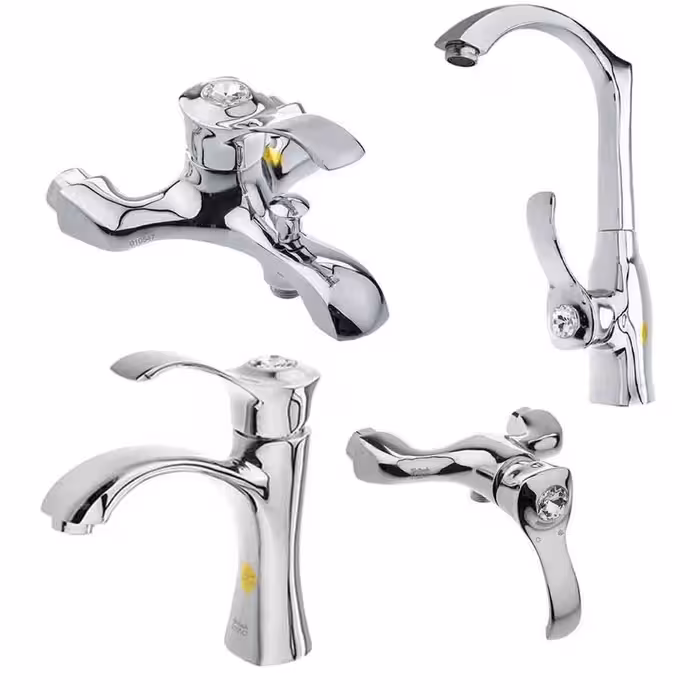 ست شیرالات شیبه مدل تابان کروم (ارسال رایگان)