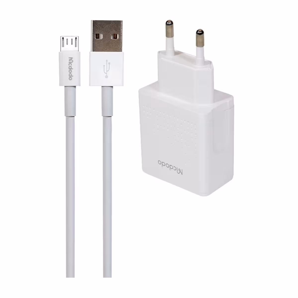 شارژر دیواری مک دودو مدل CH-3971 توان 12 وات به همراه کابل MicroUSB