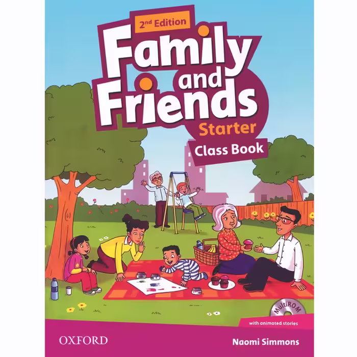 کتاب family and friends starter اثر Naomi Simmons انتشاراتOxford