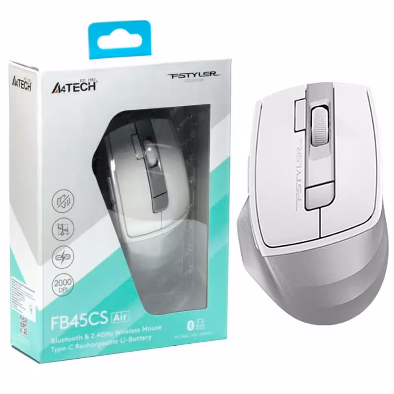 موس وایرلس بی صدا ای فورتک مدل FB45CS Air2