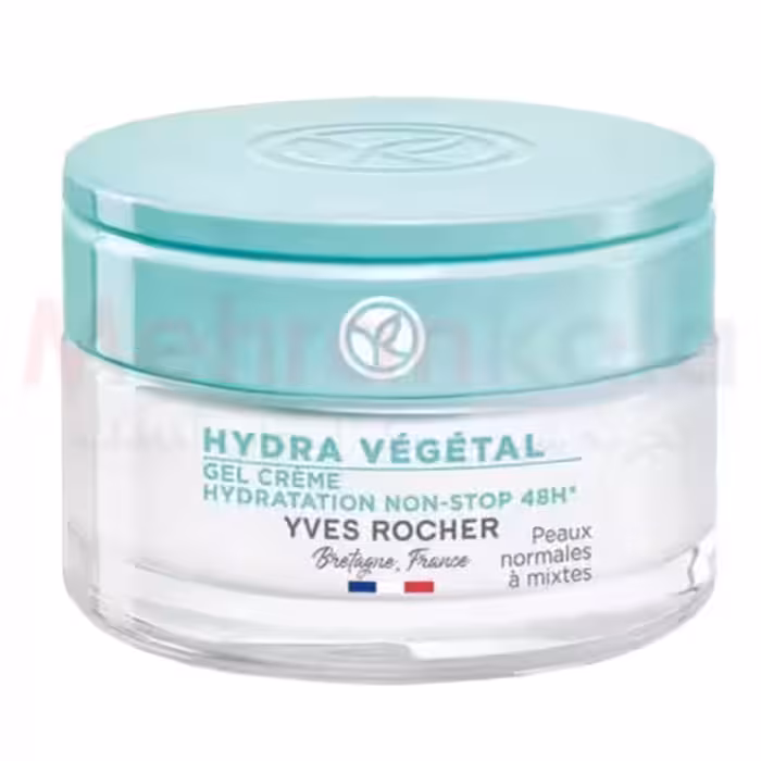 ژل کرم آبرسان پوست نرمال تا مختلط ایوروشه مدل هیدرا وژتال حجم 50 میلی لیتر