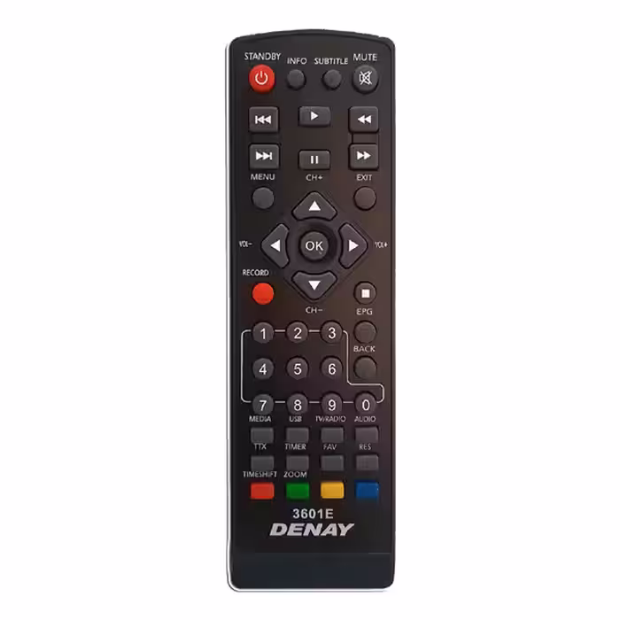 ریموت کنترل 3601 گیرنده دیجیتال دنای Denay
