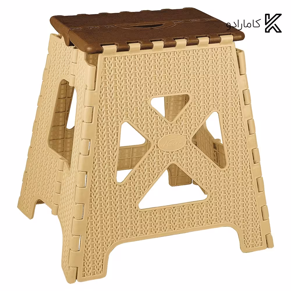 چهارپایه تاشو گلدیس ناصر پلاستیک کد 417 ( بسته 6 عددی )